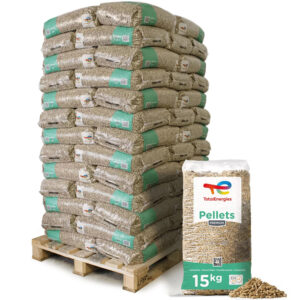Pallet da 77 sacchi di pellet TotalEnergies